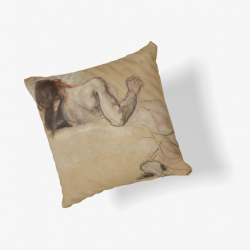 Crouchin Woman Pillow